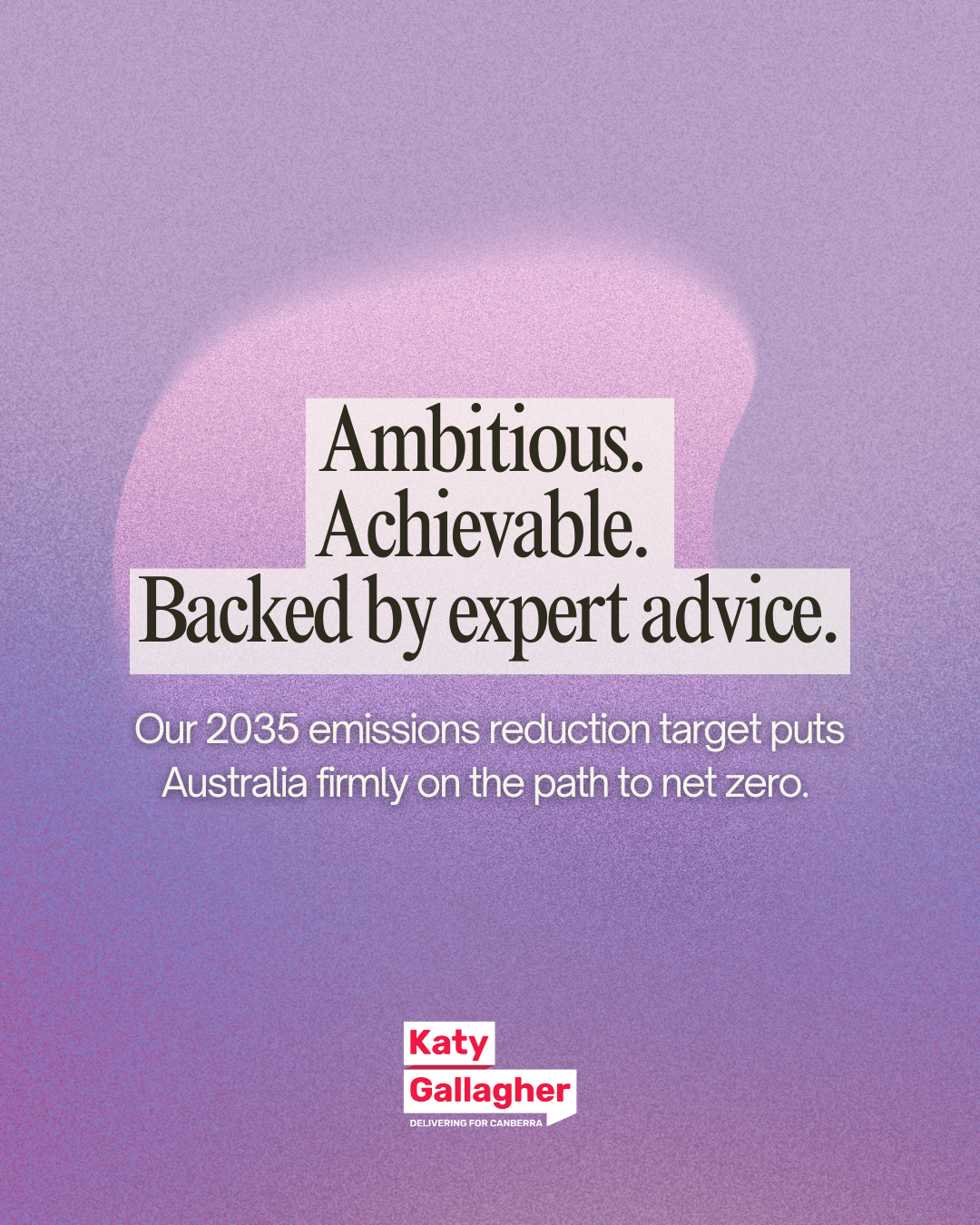 Labor's delivering REAL climate action : 62-70% emissions reduction by 2035 Main Image