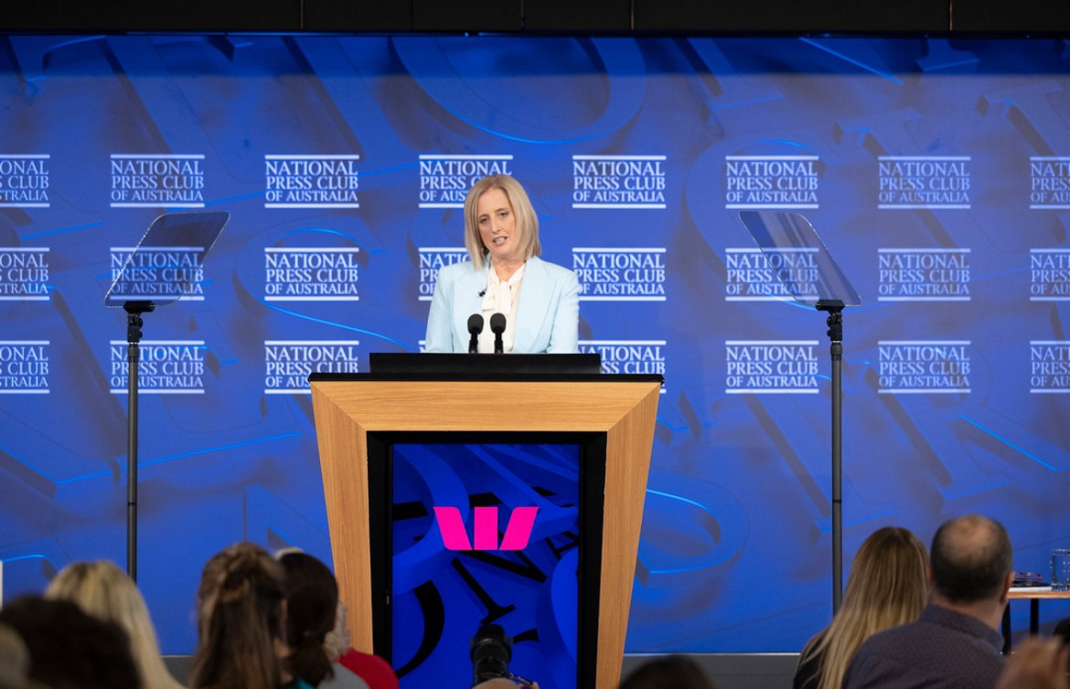 NATIONAL PRESS CLUB ADDRESS WORKING FOR WOMEN A NATIONAL STRATEGY FOR GENDER EQUALITY  Main Image